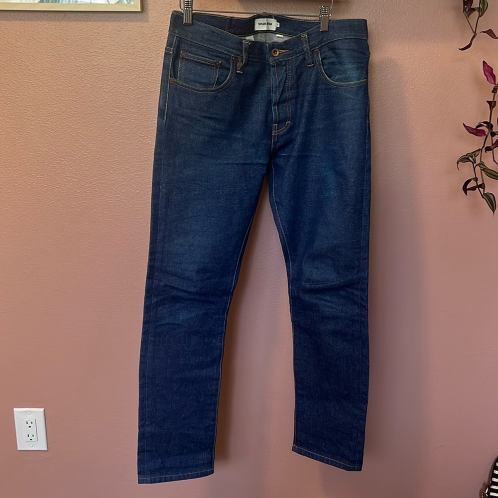 Taylor Stitch straight leg, slim fit jeans